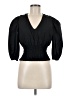 Muse Black 3/4 Sleeve Blouse Size M - photo 1