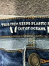 Thistlepearl Hearts Blue Jeans Size 26 waist (estimated) - photo 7
