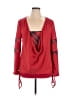 Unbranded 100% Polyester Red Cardigan Size XL - photo 1