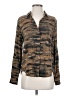 Cloth & Stone 100% Rayon Camo Brown Long Sleeve Blouse Size S - photo 1