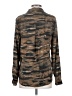 Cloth & Stone 100% Rayon Camo Brown Long Sleeve Blouse Size S - photo 2