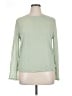 Scoop Solid Green Long Sleeve Top Size XL - photo 1
