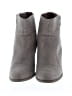 Just Fab Gray Tan Ankle Boots Size 6 - photo 2