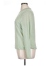 Scoop Solid Green Long Sleeve Top Size XL - photo 5