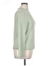 Scoop Solid Green Long Sleeve Top Size XL - photo 4
