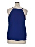 EVERA B 100% Polyester Blue Sleeveless Blouse Size XL - photo 2