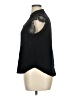 Amaryllis 100% Cotton Black Short Sleeve Blouse Size XL - photo 5