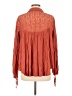 Hayden 100% Polyester Orange Long Sleeve Blouse Size M - photo 2