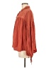 Hayden 100% Polyester Orange Long Sleeve Blouse Size M - photo 5