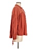 Hayden 100% Polyester Orange Long Sleeve Blouse Size M - photo 4