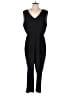 Assorted Brands Solid Black Jumpsuit Size 8 - photo 1