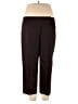 I.N. Studio 100% Polyester Solid Brown Dress Pants Size 14 - photo 1