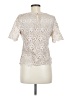 Adiva 100% Polyester Ivory Short Sleeve Blouse Size M - photo 2