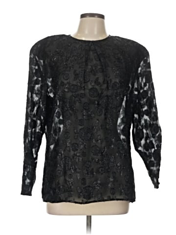 Evan Picone Long Sleeve Blouse (view 1)