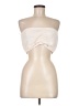 Unbranded 100% Polyester Ivory Tube Top Size M - photo 1