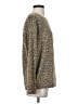 Nine Britton Animal Print Brown Pullover Sweater Size S - photo 4