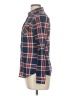 Assorted Brands 100% Polyester Plaid Blue Long Sleeve Blouse Size M - photo 5