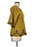 Vertigo Paris Gold Green Short Sleeve Blouse Size L (estimated) - photo 4