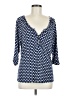 Tart Blue 3/4 Sleeve Blouse Size M - photo 1