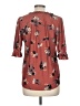 MELLODAY Brown 3/4 Sleeve Blouse Size M - photo 2