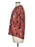 MELLODAY Brown 3/4 Sleeve Blouse Size M - photo 5