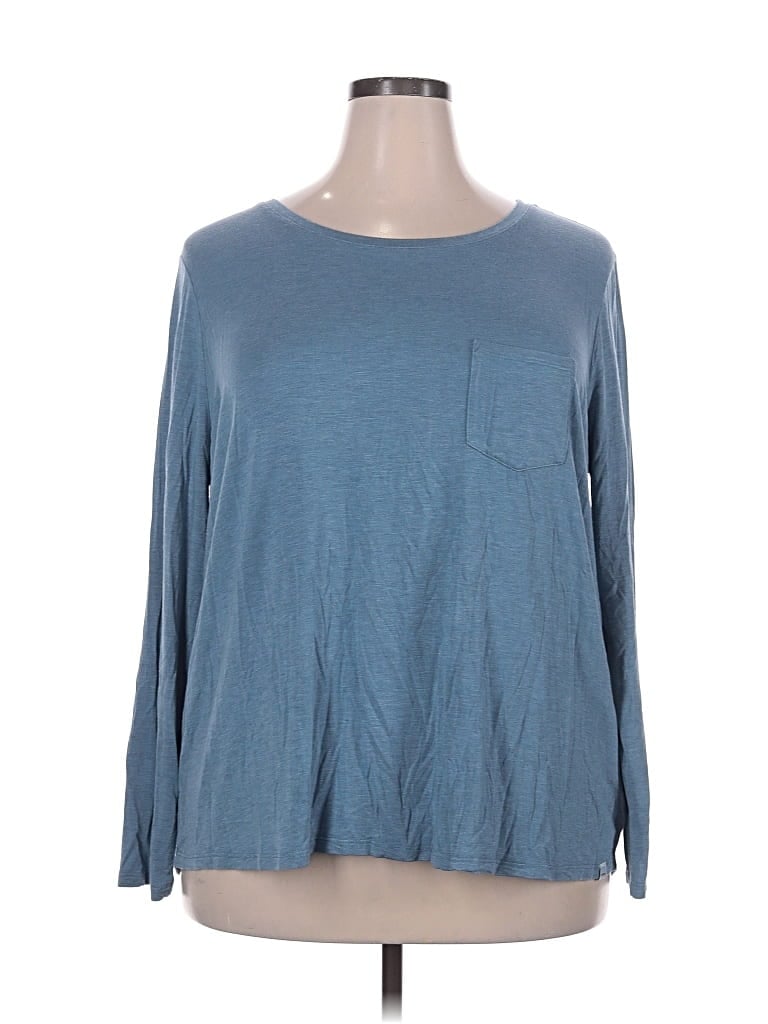 Pre-owned Prana Long Sleeve T-shirt In Blue