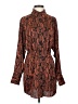 Open Edit Paisley Brown Casual Dress Size XS - photo 1