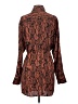 Open Edit Paisley Brown Casual Dress Size XS - photo 2