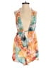 Some Days Lovin 100% Viscose Tropical Orange Romper Size XS - photo 1