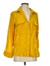Zara Yellow 3/4 Sleeve Button-Down Shirt Size S - photo 1
