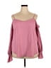 YOINS 100% Polyester Pink 3/4 Sleeve Blouse Size XXL - photo 1