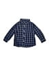 Little Rebels Checkered-gingham Blue Long Sleeve Button-Down Shirt Size 4T - photo 1