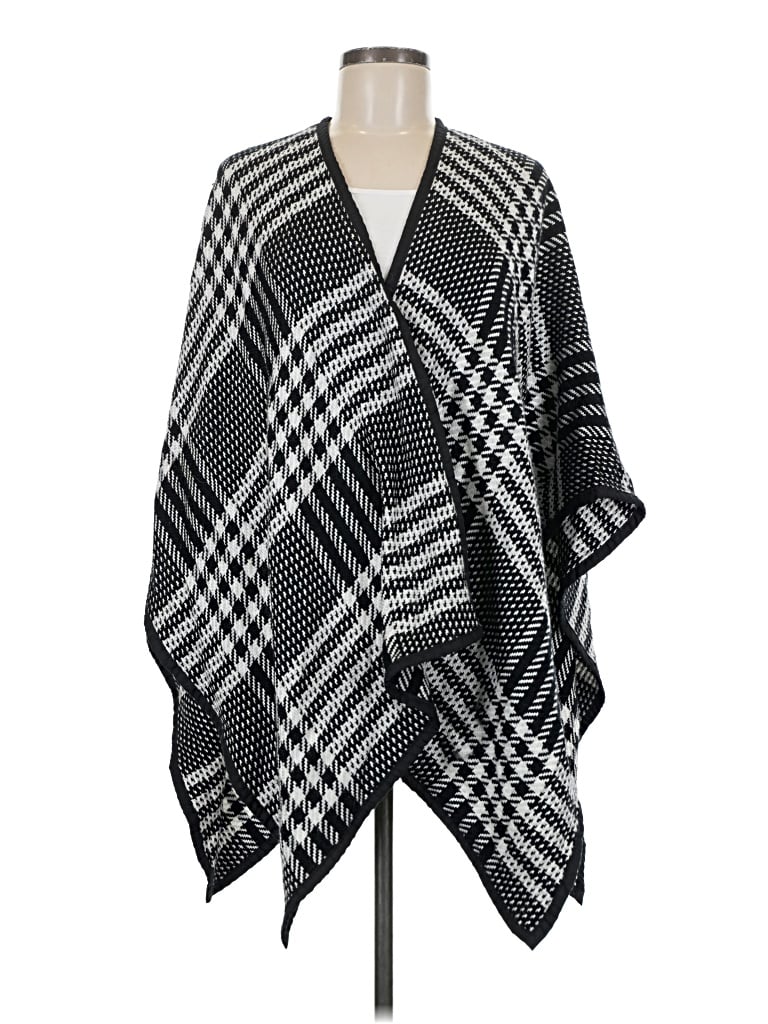 Pre-owned Talbots Poncho In Black