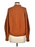 Blue Rain Orange Turtleneck Sweater Size M - photo 2