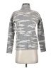 Tahari Camo Gray Turtleneck Sweater Size XS - photo 1
