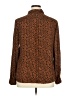 The Limited 100% Polyester Animal Print Brown Long Sleeve Blouse Size XL - photo 2