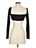 Princess Polly Black Long Sleeve Top Size 4 - photo 2