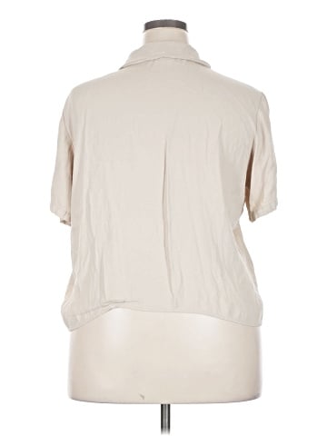 Impressions Short Sleeve Blouse (view 2)