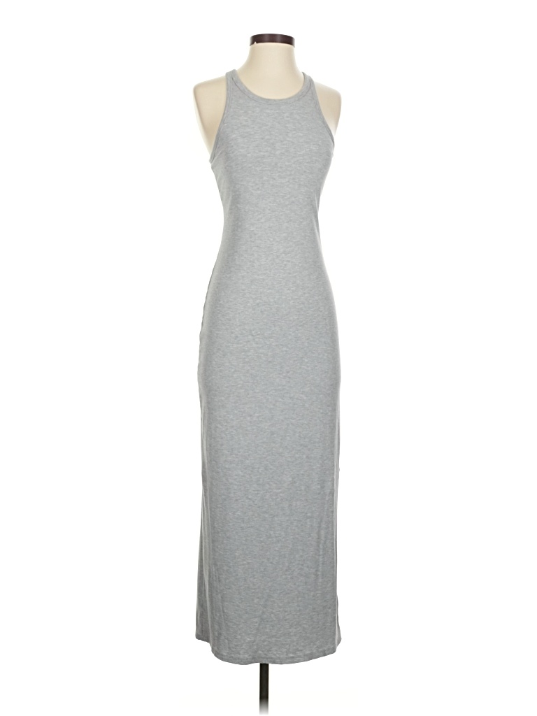 Pre-owned Athleta Casual Dress In Gray