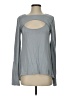 BCBGMAXAZRIA Gray Long Sleeve Top Size S - photo 1
