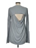 BCBGMAXAZRIA Gray Long Sleeve Top Size S - photo 2