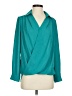 Bellatrix 100% Polyester Teal 3/4 Sleeve Blouse Size XS - photo 1