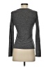Shein Gray Long Sleeve Henley Size 4 - photo 2