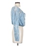 Honey Punch 100% Polyester Blue Long Sleeve Blouse Size S - photo 4