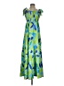 Unbranded Tropical Green Casual Dress Size XS (estimated) - photo 1