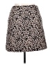 Ann Taylor LOFT Animal Print Brown Casual Skirt Size 14 - photo 1