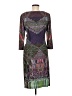 Muse Graphic Silver Cocktail Dress Size 6 - photo 2