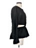 Something Navy Black Long Sleeve Blouse Size S - photo 4