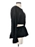 Something Navy Black 3/4 Sleeve Blouse Size S - photo 4