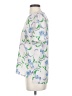 Prabal Gurung Collective 100% Polyester Floral White Short Sleeve Blouse Size 4 - photo 5